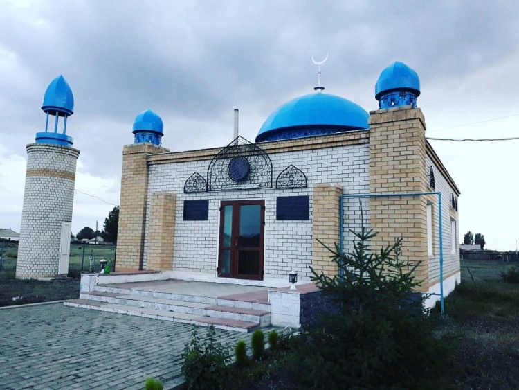 Фото: автордікі/Теректібұлақ ауылында ашылған жаңа мешіт